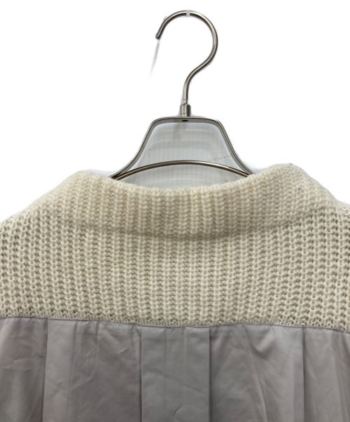 ELENDEEK（エレンディーク）ELENDEEK (エレンディーク) 切替ニット アイボリー サイズ:Fの古着・服飾アイテム