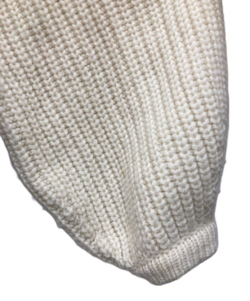 ELENDEEK（エレンディーク）ELENDEEK (エレンディーク) 切替ニット アイボリー サイズ:Fの古着・服飾アイテム