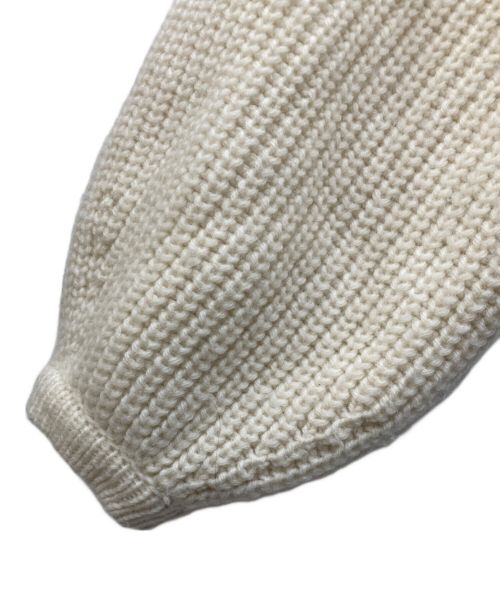 ELENDEEK（エレンディーク）ELENDEEK (エレンディーク) 切替ニット アイボリー サイズ:Fの古着・服飾アイテム