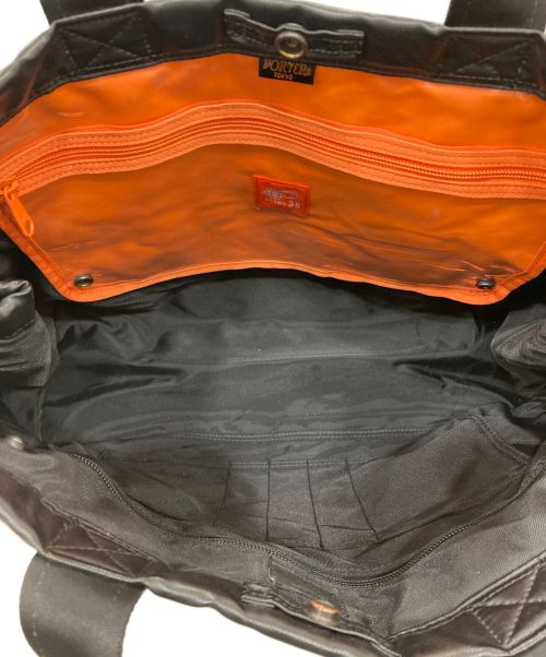 PORTER（ポーター）PORTER (ポーター) BEAMS (ビームス) Gripper トートバッグ　グリッパートートバッグ ブラックの古着・服飾アイテム