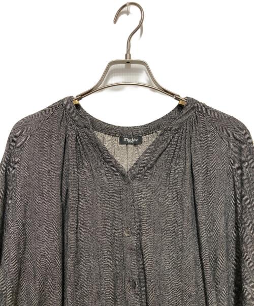 Marble SUD（マーブルシュッド）Marble SUD (マーブルシュッド) アニマルレースPlentyチュニック グレー サイズ:不明の古着・服飾アイテム