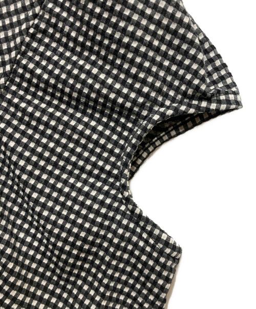 BEARDSLEY（ビアズリー）BEARDSLEY (ビアズリー) ビアズリーコクーンスリーブカットソー ホワイト×ブラック サイズ:FREEの古着・服飾アイテム