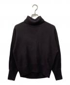 green label relaxingグリーンレーベルリラクシング）の古着「ウール タートルネック ドルマン プルオーバー ニット」｜ブラウン