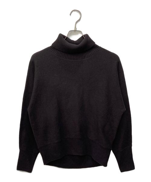 green label relaxing（グリーンレーベルリラクシング）green label relaxing (グリーンレーベルリラクシング) ウール タートルネック ドルマン プルオーバー ニット ブラウン サイズ:FREEの古着・服飾アイテム