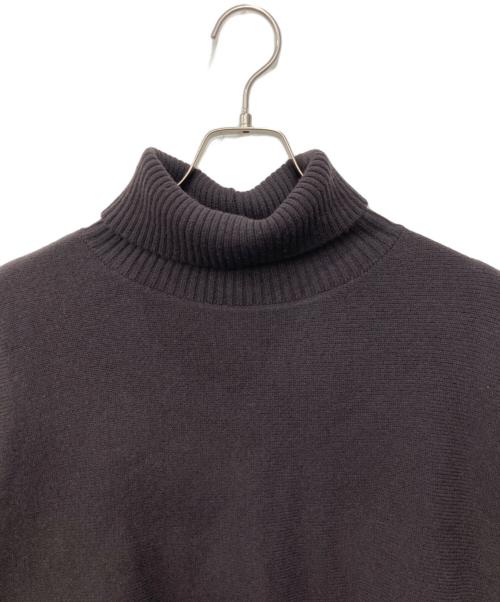 green label relaxing（グリーンレーベルリラクシング）green label relaxing (グリーンレーベルリラクシング) ウール タートルネック ドルマン プルオーバー ニット ブラウン サイズ:FREEの古着・服飾アイテム
