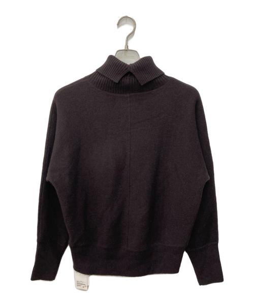 green label relaxing（グリーンレーベルリラクシング）green label relaxing (グリーンレーベルリラクシング) ウール タートルネック ドルマン プルオーバー ニット ブラウン サイズ:FREEの古着・服飾アイテム