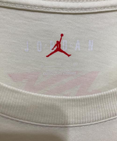 JORDAN（ジョーダン）JORDAN (ジョーダン) プリントTシャツ ベージュ サイズ:SIZEXLの古着・服飾アイテム