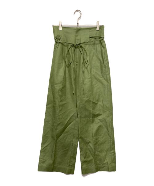 Spick and Span（スピック＆スパン）Spick and Span (スピックアンドスパン) ハイバギーパンツ グリーン サイズ:SIZE38 未使用品の古着・服飾アイテム