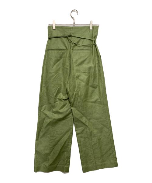 Spick and Span（スピック＆スパン）Spick and Span (スピックアンドスパン) ハイバギーパンツ グリーン サイズ:SIZE38 未使用品の古着・服飾アイテム