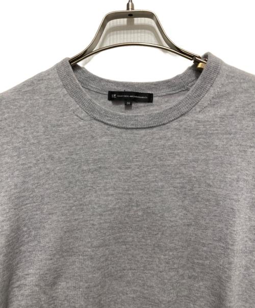 23区（ニジュウサンク）23区 (ニジュウサンク) ウーステッドウール ビックシルエット ニット グレー サイズ:SIZE38の古着・服飾アイテム