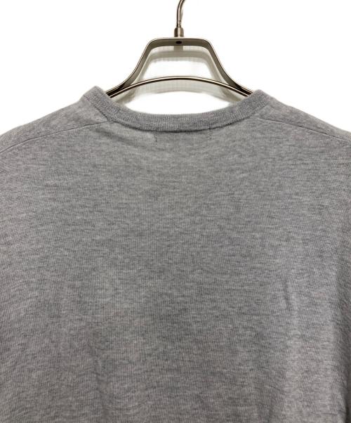23区（ニジュウサンク）23区 (ニジュウサンク) ウーステッドウール ビックシルエット ニット グレー サイズ:SIZE38の古着・服飾アイテム