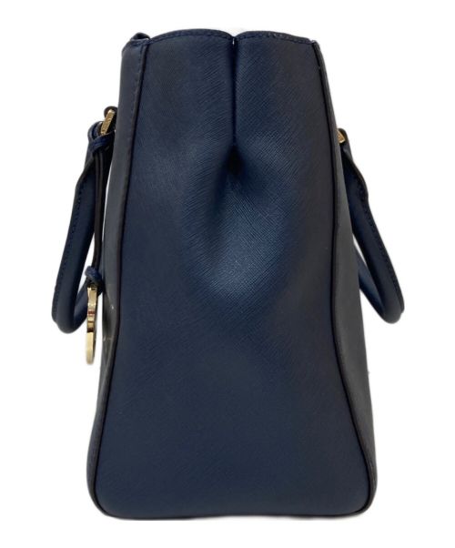 MICHAEL KORS（マイケル・コース）MICHAEL KORS (マイケルコース) 2WAYバッグ ネイビーの古着・服飾アイテム