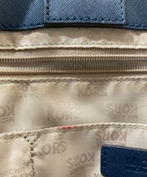 MICHAEL KORS（マイケル・コース）MICHAEL KORS (マイケルコース) 2WAYバッグ ネイビーの古着・服飾アイテム