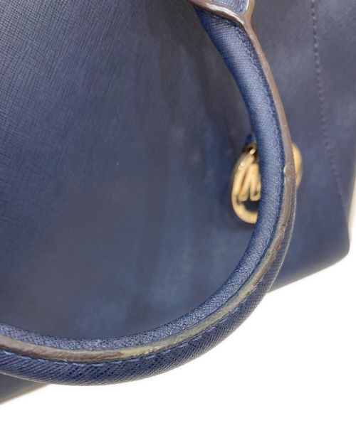 MICHAEL KORS（マイケル・コース）MICHAEL KORS (マイケルコース) 2WAYバッグ ネイビーの古着・服飾アイテム