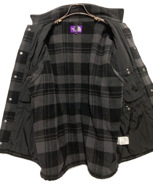 THE NORTHFACE PURPLELABEL（ザ・ノースフェイス パープルレーベル）THE NORTHFACE PURPLELABEL (ザ・ノースフェイス パープルレーベル) Wool Field CPO Jacket　ウールフィールドCPOジャケット グレー サイズ:Mの古着・服飾アイテム