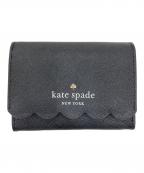 Kate Spadeケイトスペード）の古着「2つ折り財布」｜ブラック