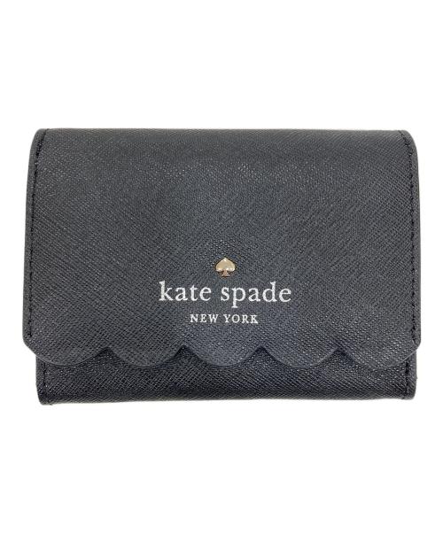 Kate Spade（ケイトスペード）Kate Spade (ケイトスペード) 2つ折り財布 ブラックの古着・服飾アイテム