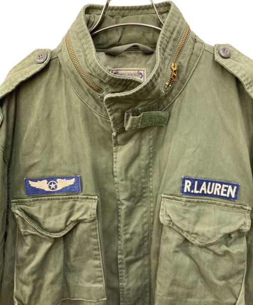 POLO RALPH LAUREN（ポロ・ラルフローレン）POLO RALPH LAUREN (ポロ・ラルフローレン) フィールドジャケット オリーブ サイズ:XXLの古着・服飾アイテム