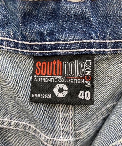 SOUTHPOLE（サウスポール）SOUTHPOLE (サウスポール) ハーフパンツ ブルー サイズ:W40の古着・服飾アイテム