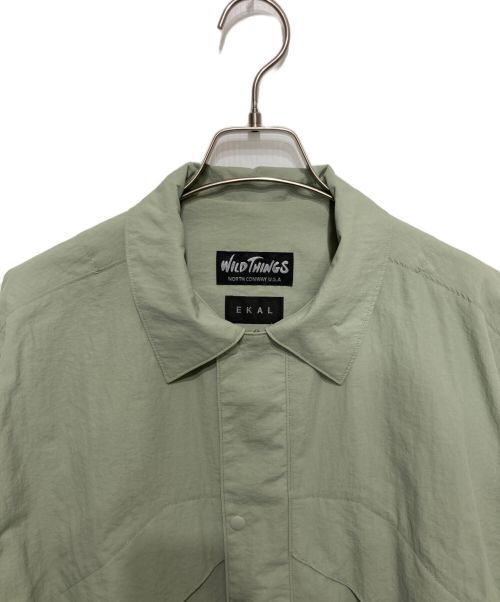 WILD THINGS（ワイルドシングス）WILD THINGS (ワイルドシングス) EKAL (エカル) ウインドブルゾン グリーン サイズ:FREEの古着・服飾アイテム