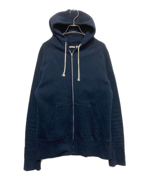 DRESSTERIOR（ドレステリア）DRESSTERIOR (ドレステリア) デキシー吊裏毛 ジップアップパーカー ネイビー サイズ:XLの古着・服飾アイテム