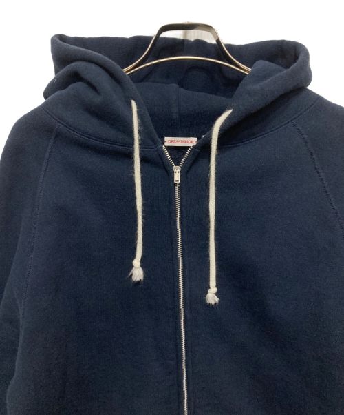 DRESSTERIOR（ドレステリア）DRESSTERIOR (ドレステリア) デキシー吊裏毛 ジップアップパーカー ネイビー サイズ:XLの古着・服飾アイテム