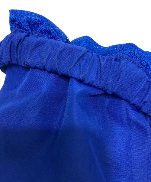 F.C.R.B.（エフシーレアルブリストル）F.C.R.B. (エフシーレアルブリストル) F.C.R.B. STAND COLLAR STRIPE JACKET　ナイロンジップアップジャケット ブルー サイズ:Lの古着・服飾アイテム