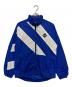 F.C.R.B.（エフシーレアルブリストル）の古着「F.C.R.B. STAND COLLAR STRIPE JACKET　ナイロンジップアップジャケット」｜ブルー