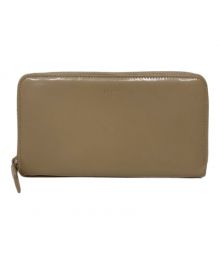 PRADA（プラダ）の古着「パテントレザー長財布」｜ベージュ