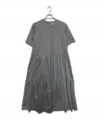 ADIEU TRISTESSE LOISIRアデュートリステス ロワズィール）の古着「7分袖ワンピース」｜グレー
