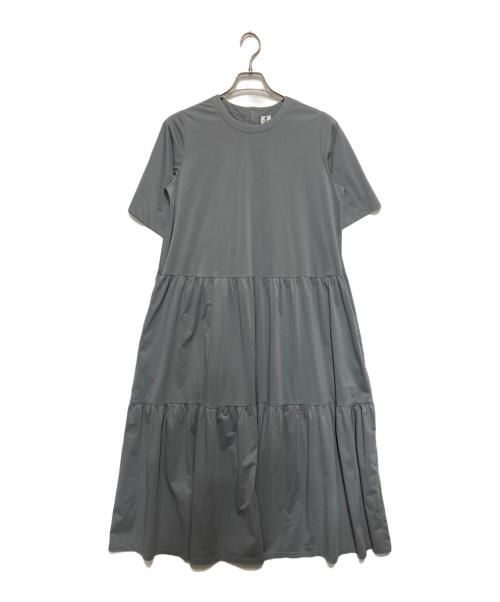 ADIEU TRISTESSE LOISIR（アデュートリステス ロワズィール）ADIEU TRISTESSE LOISIR (アデュートリステス ロワズィール) 7分袖ワンピース グレー サイズ:不明の古着・服飾アイテム