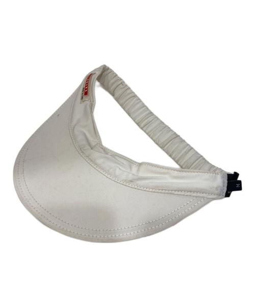 PRADA SPORTS（プラダスポーツ）PRADA SPORTS (プラダスポーツ) サンバイザー ホワイト サイズ:Mの古着・服飾アイテム