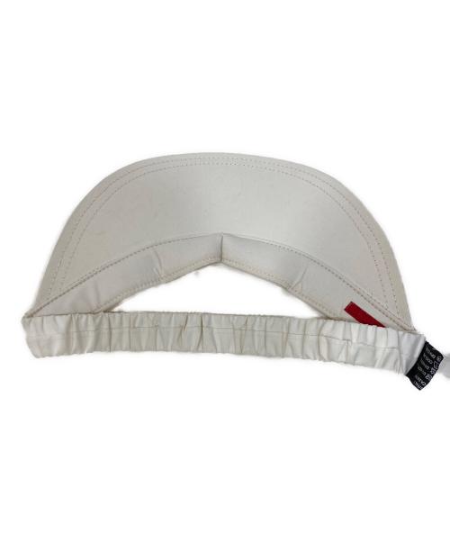 PRADA SPORTS（プラダスポーツ）PRADA SPORTS (プラダスポーツ) サンバイザー ホワイト サイズ:Mの古着・服飾アイテム