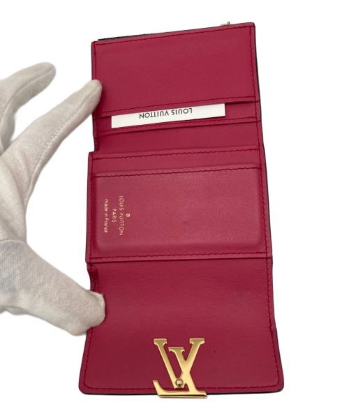 LOUIS VUITTON（ルイ ヴィトン）LOUIS VUITTON (ルイ ヴィトン) ポルトフォイユ・カプシーヌ ブラックの古着・服飾アイテム