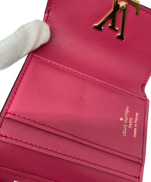 LOUIS VUITTON（ルイ ヴィトン）LOUIS VUITTON (ルイ ヴィトン) ポルトフォイユ・カプシーヌ ブラックの古着・服飾アイテム