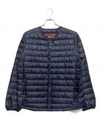 NANGAナンガ）の古着「インナーダウンカーディガン」｜ネイビー