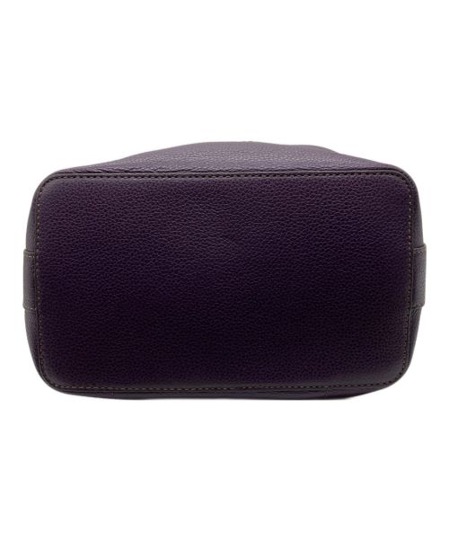 FURLA（フルラ）FURLA (フルラ) レザーショルダーバッグ パープルの古着・服飾アイテム