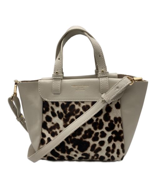 CHRISTIAN VILLA（クリスチャンヴィラ）CHRISTIAN VILLA (クリスチャンヴィラ) 2WAYショルダーバッグ ベージュの古着・服飾アイテム