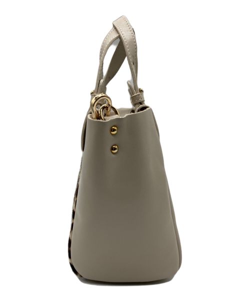 CHRISTIAN VILLA（クリスチャンヴィラ）CHRISTIAN VILLA (クリスチャンヴィラ) 2WAYショルダーバッグ ベージュの古着・服飾アイテム