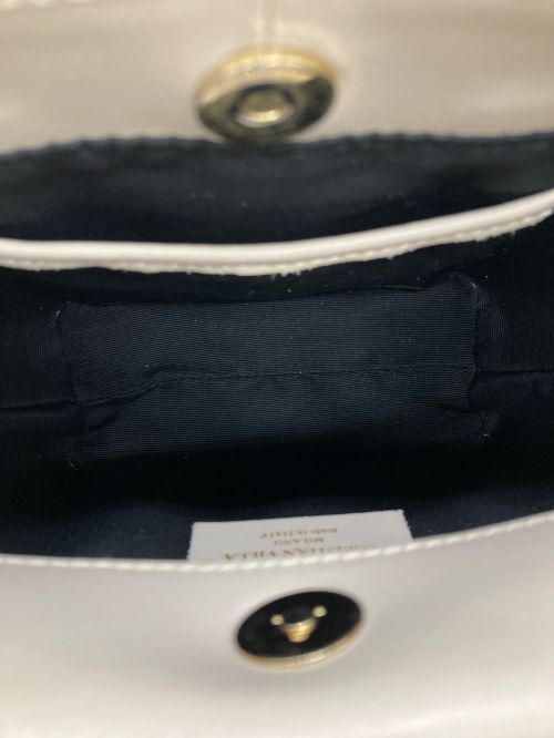 CHRISTIAN VILLA（クリスチャンヴィラ）CHRISTIAN VILLA (クリスチャンヴィラ) スタッズハンドルバッグ ベージュの古着・服飾アイテム