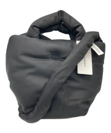 marimekko（マリメッコ）の古着「Daily Pillow Solid bag　デイリーピローソリッドバッグ」｜ブラック
