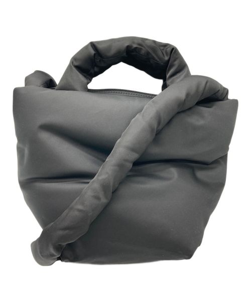 marimekko（マリメッコ）marimekko (マリメッコ) Daily Pillow Solid bag　デイリーピローソリッドバッグ ブラック 未使用品の古着・服飾アイテム