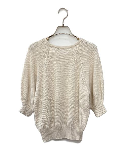 ANAYI（アナイ）ANAYI (アナイ) パフスリーブニット アイボリー サイズ:SIZE 36の古着・服飾アイテム