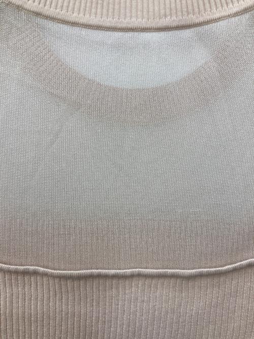 ANAYI（アナイ）ANAYI (アナイ) 切替ニット ベージュ サイズ:SIZE 38の古着・服飾アイテム