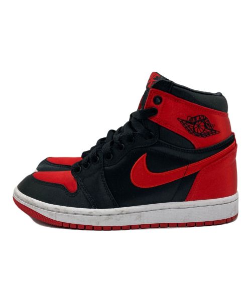 NIKE（ナイキ）NIKE (ナイキ) WMNS AIR JORDAN 1 RETRO HIGH OG レッド×ブラック サイズ:23㎝の古着・服飾アイテム