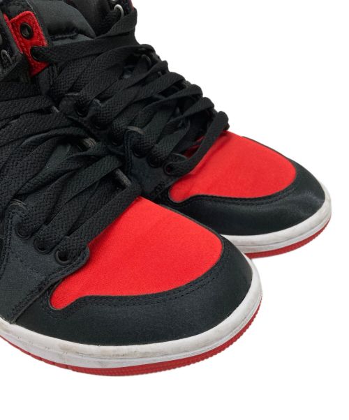 NIKE（ナイキ）NIKE (ナイキ) WMNS AIR JORDAN 1 RETRO HIGH OG レッド×ブラック サイズ:23㎝の古着・服飾アイテム