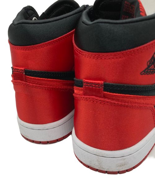 NIKE（ナイキ）NIKE (ナイキ) WMNS AIR JORDAN 1 RETRO HIGH OG レッド×ブラック サイズ:23㎝の古着・服飾アイテム