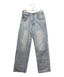 ANDMARY（アンドマリー）の古着「Heart hip wide denim」｜ブルー