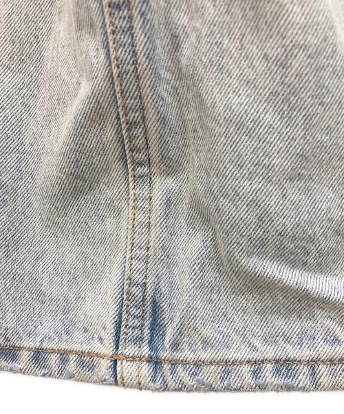 ANDMARY（アンドマリー）andmary (アンドマリー) Heart hip wide denim ブルー サイズ:Sの古着・服飾アイテム