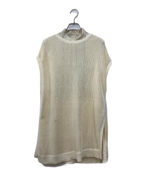 Ameri（アメリ）Ameri (アメリ) COLLAR SET MESH TOP ベージュ サイズ:FREEの古着・服飾アイテム